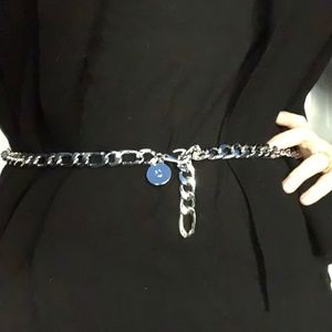 Vintage Ralph Lauren silver chain belt